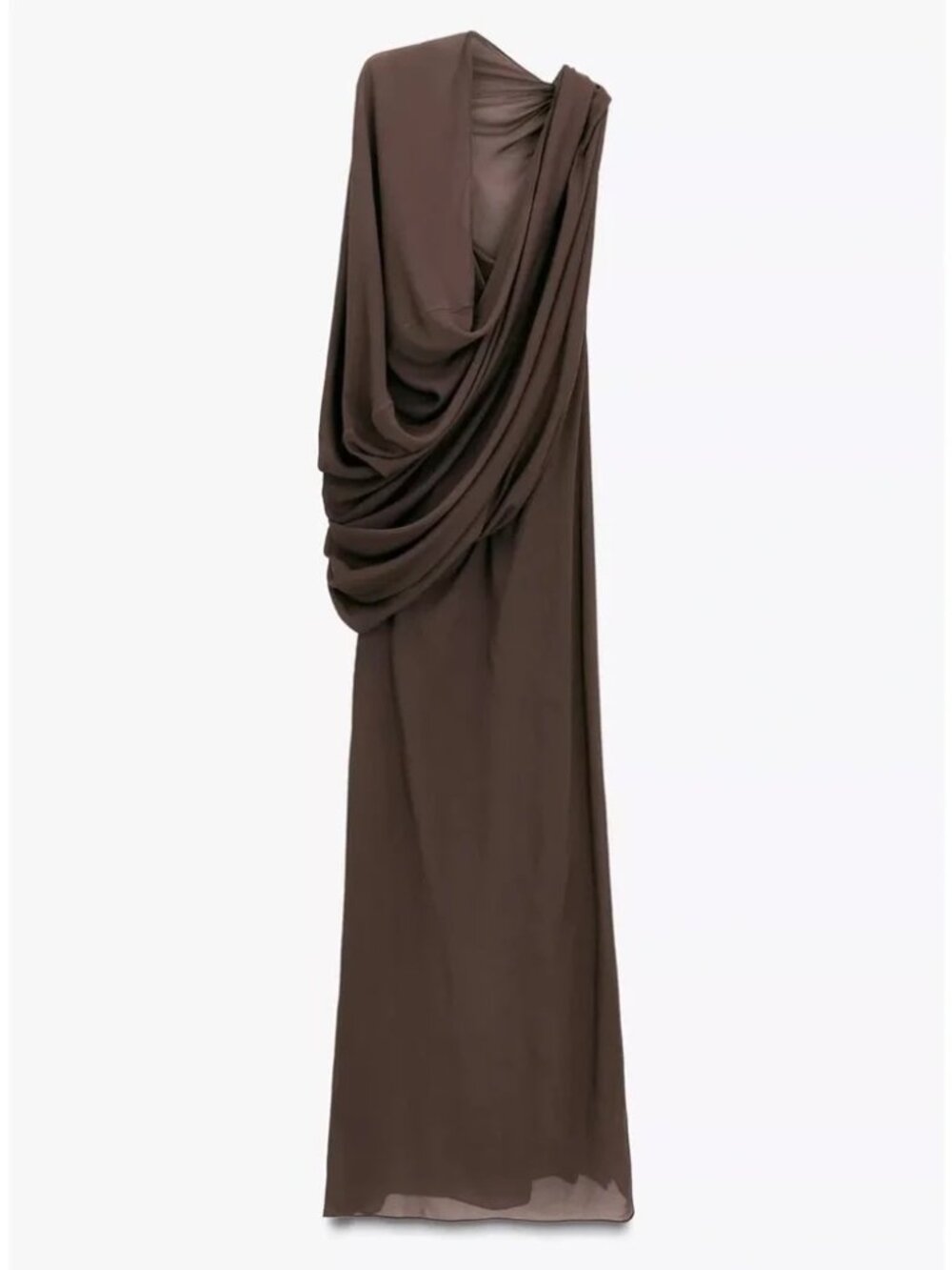 Zara NWT Limited Edition multi position cape combination long dress - Picture 4 of 6